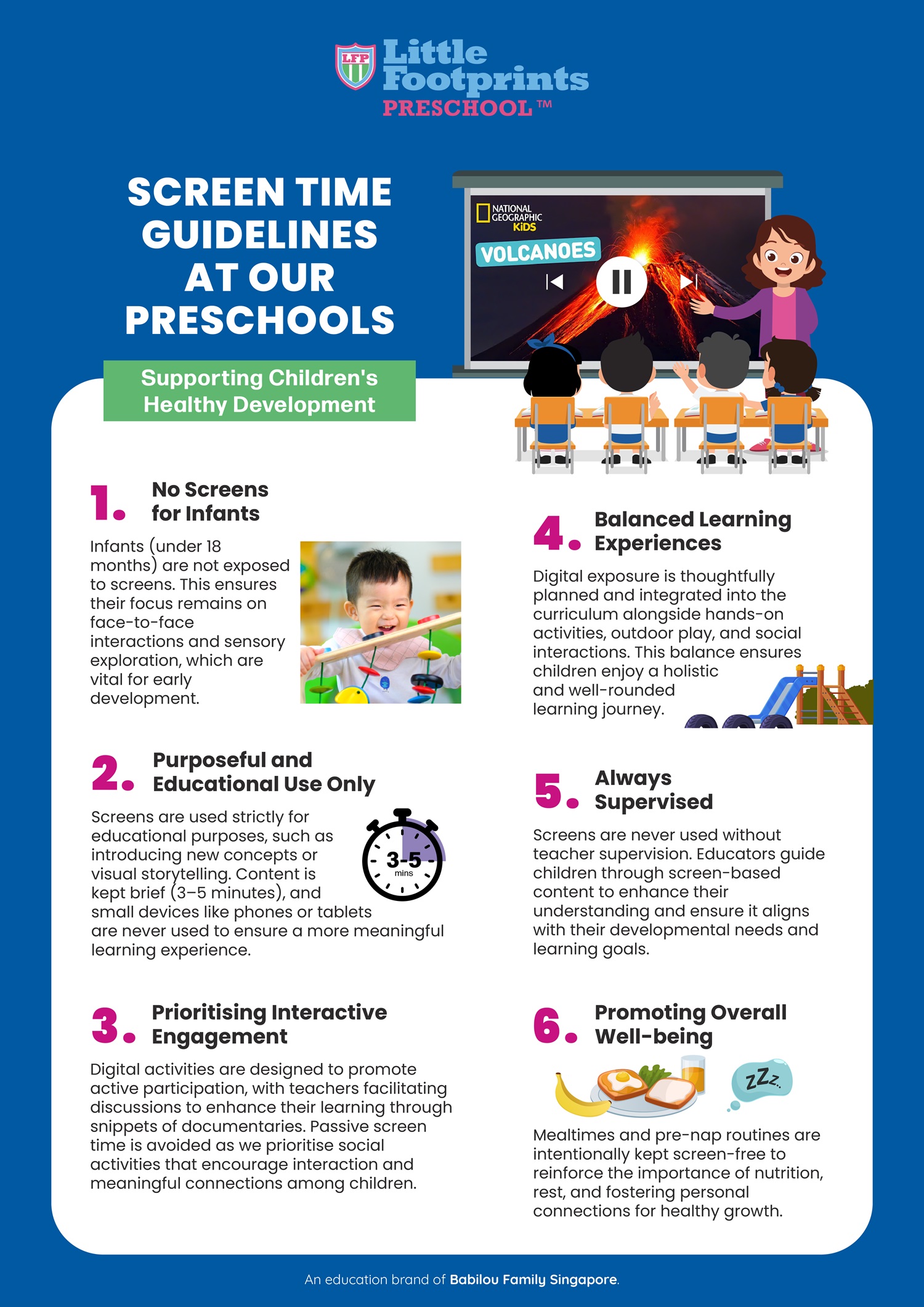 Healthy Screen Time Habits for Preschoolers | Little Footprints Preschool